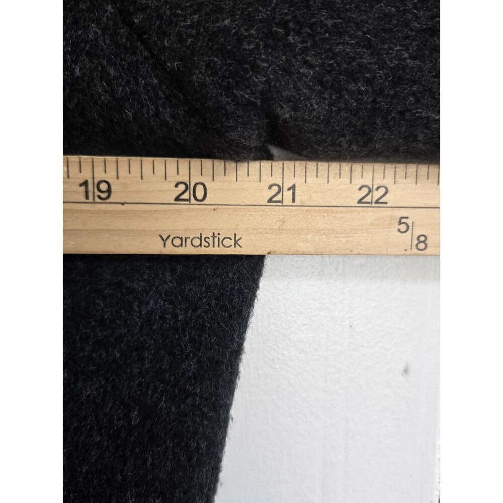 Orvis Sweater Womens Size M Snap Pullover Faux Fur Collar Grey Jacket Outdoor - Picture 7 of 9